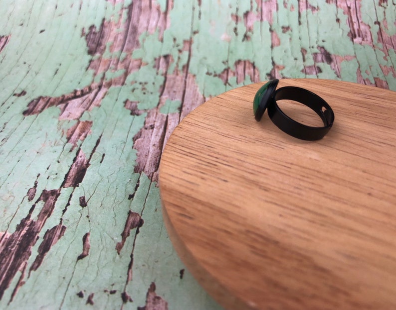 Gift for women Simple ring Polka dots minimalist ring