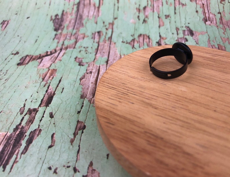 Gift for women Simple ring Polka dots minimalist ring