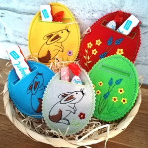 Embroidery file egg ITH wish-fulfiller for Easter