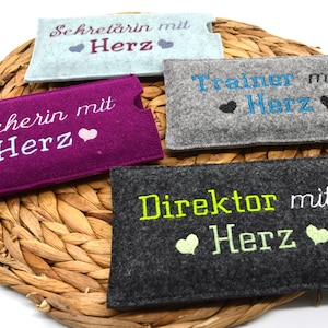 Fichier de broderie couvertures chocolat ENSEMBLE éducateur secrétaire formateur directeur avec coeur