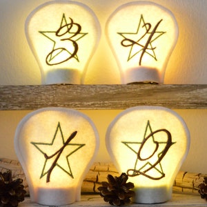 ITH LED Cover advent numbers with star