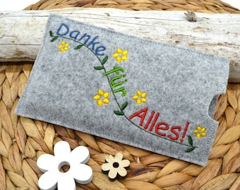 Embroidery file chocolate wrapper Thank you ITH