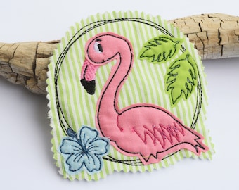 Stickdatei Flamingo doodle mehrere Größen