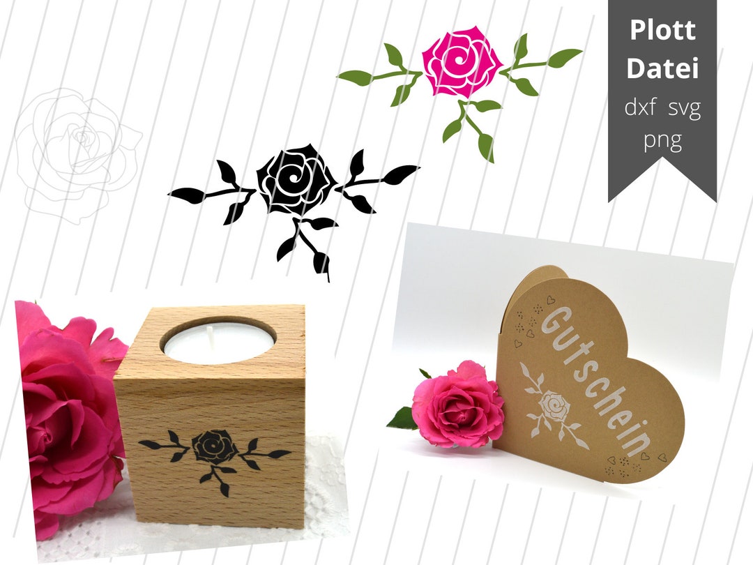 Plotter File Rose - Etsy