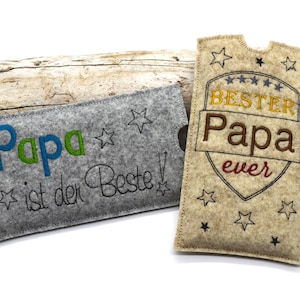 Fichier de broderie étui à chocolat papa père fête des pères
