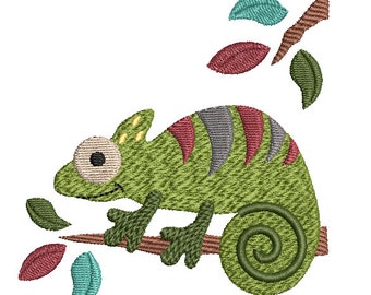 Embroidery file Chamaeleon full embroidery