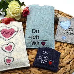 Fichier de broderie Carte Saint Valentin coquillage chocolat Veux-tu m'accompagner