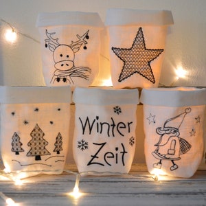 ITH light bag 15 x 24 cm Christmas for one LED light