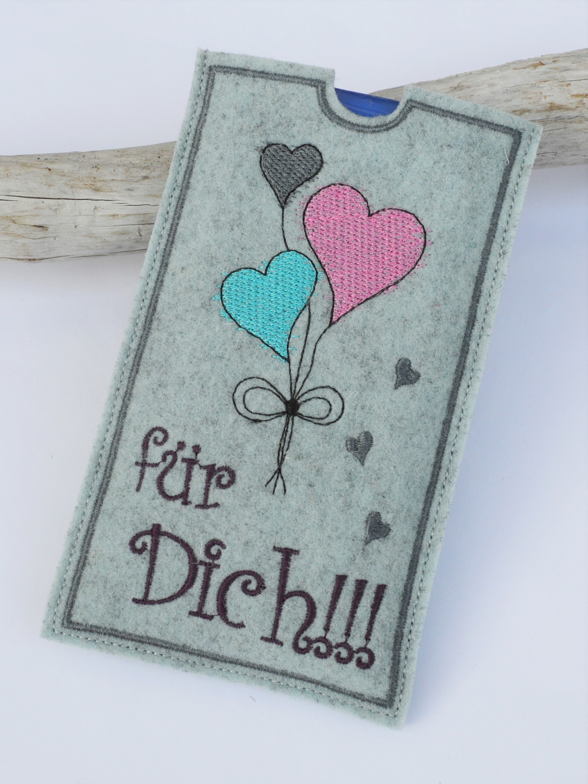 ITH Stickdatei Schokohülle Gutscheinhülle Herzen Etsy