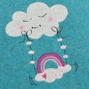 Embroidery file cloud swing full stick 3 sizes