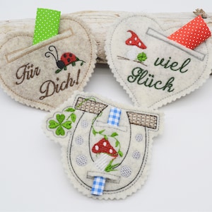ITH wish fulfiller embroidery file luck SET 4 motifs