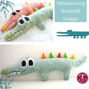 E-Book Crocodile small Holgar sewing instructions and patterns