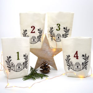 ITH Light Bag Advent Houses 13 x 18 cm