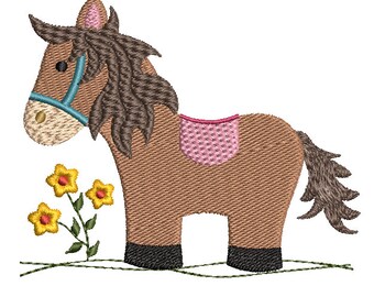 Embroidery file horse full embroidery