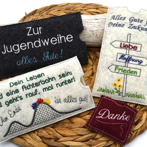 Embroidery file chocolate cover youth consecration congratulations SET