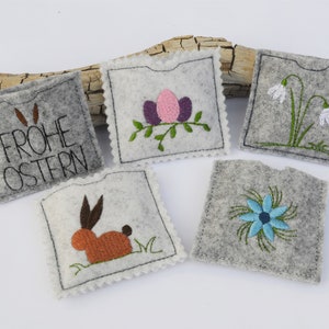 ITH embroidery file chocolate cover small chocolate cover Easter 5 motifs