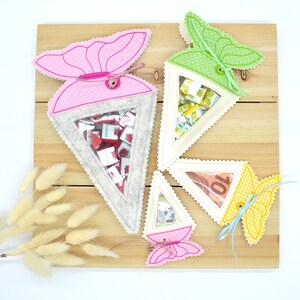 Embroidery file back to school school cone with viewing window four sizes