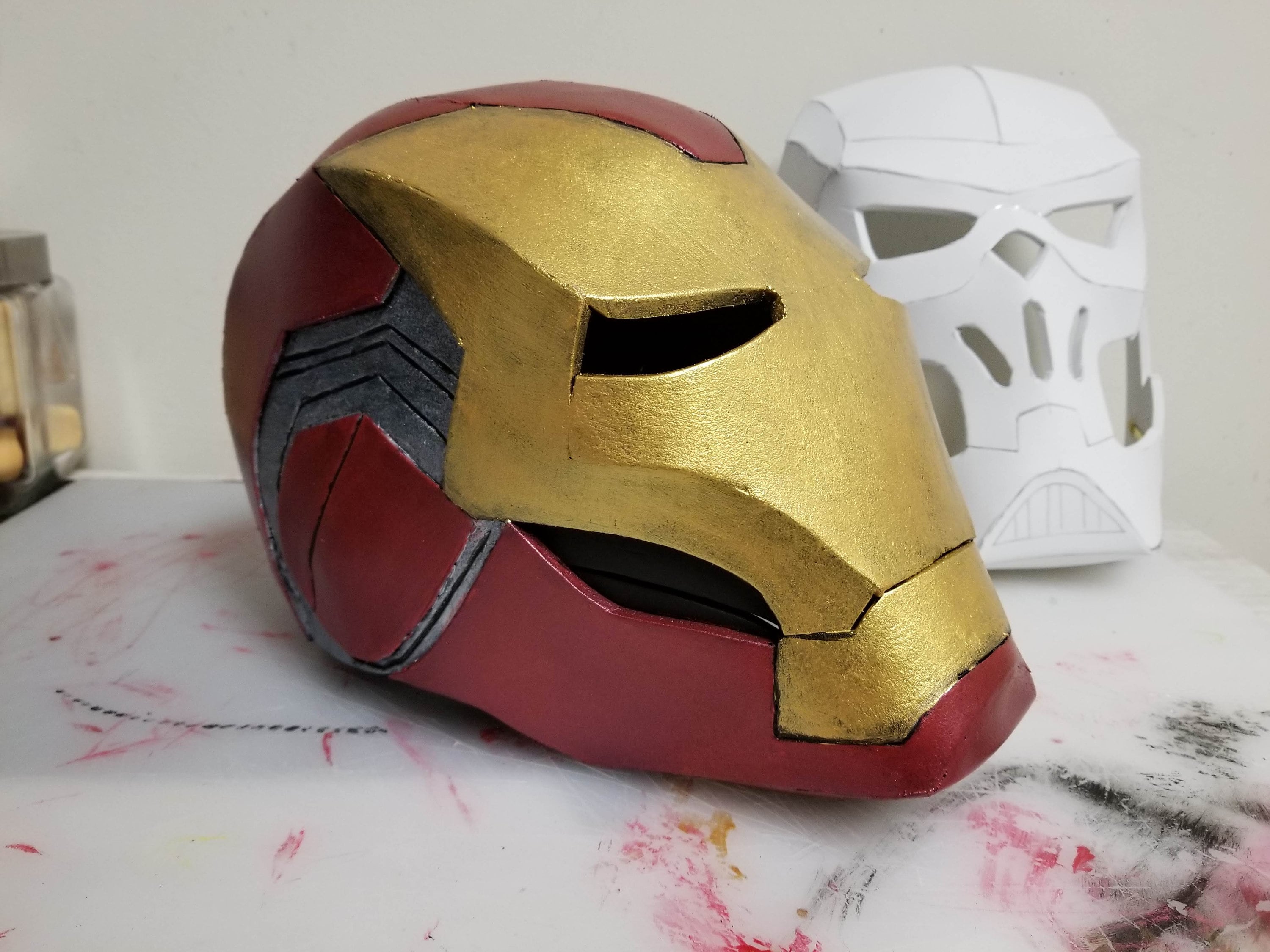TEMPLATE Iron Man Mark 85 Helmet - Etsy India