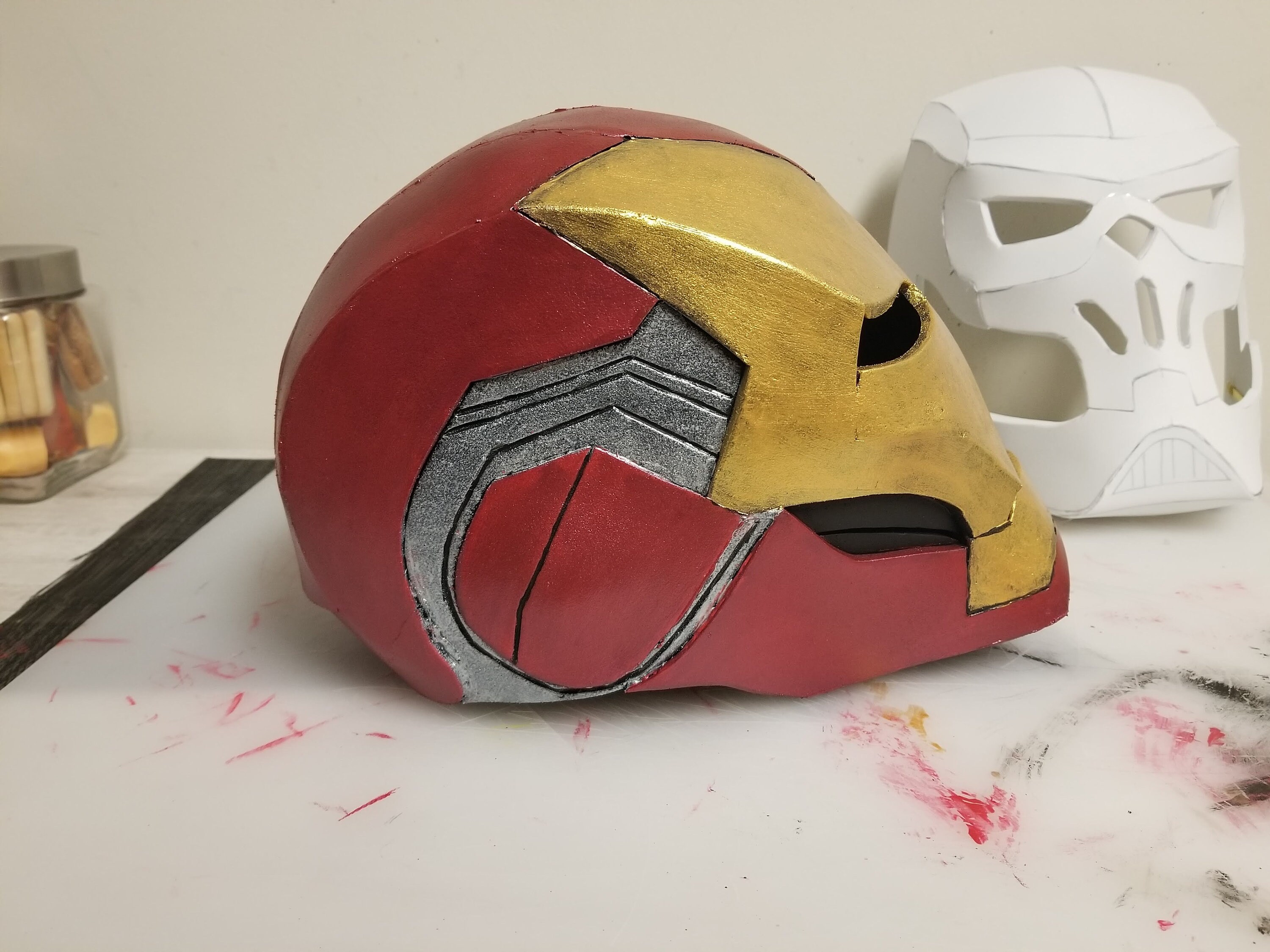 TEMPLATE Iron Man Mark 85 Helmet | Etsy Canada