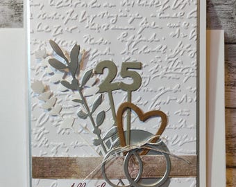 Karte Silberne Hochzeit Hochzeitstag
