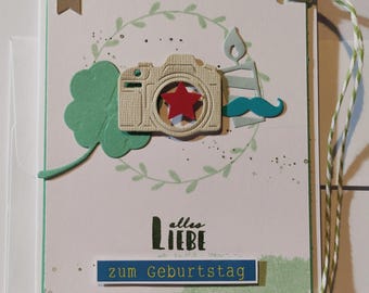 Birthday card for a man