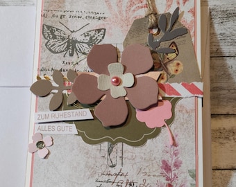 Card Retirement Farewell Woman