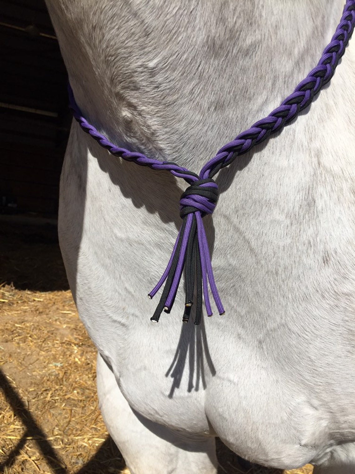 Horse Neck Rope Purple and Black Paracord Etsy