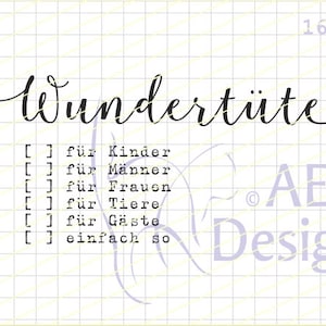 Mini-Stempelset WUNDERTÜTE