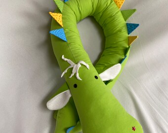 FREDDI dragon, 1.6 meters!!, decorative cushion, ready to ship