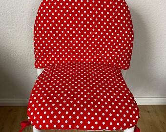 Seat cushion for Ikea Urban high chair, reversible