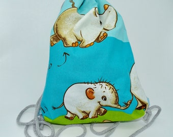 Sac de sport pour enfants sac à dos éléphant-rhinoceros