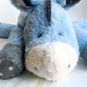 Kuscheltier ''kleiner Esel'' blau / Esel / Donkey / Schmusetier Bild 1