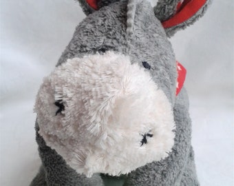 Cuddly toy "small Christmas donkey" / donkey / donkey / Christmas / cuddly toy