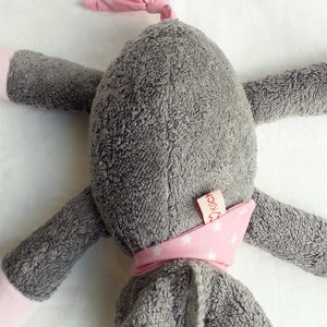 Kuscheltier ''kleiner Esel'' rosa/grau / Esel / Donkey / Schmusetier Bild 4