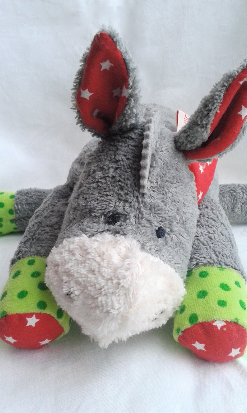 Kuscheltier ''kleiner Weihnachtsesel'' / Esel / Donkey / Weihnachten / Schmusetier Bild 4