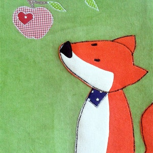 Comforter and baby blanket little fox/baby blanket/blanket/cuddly cloth/fox image 4