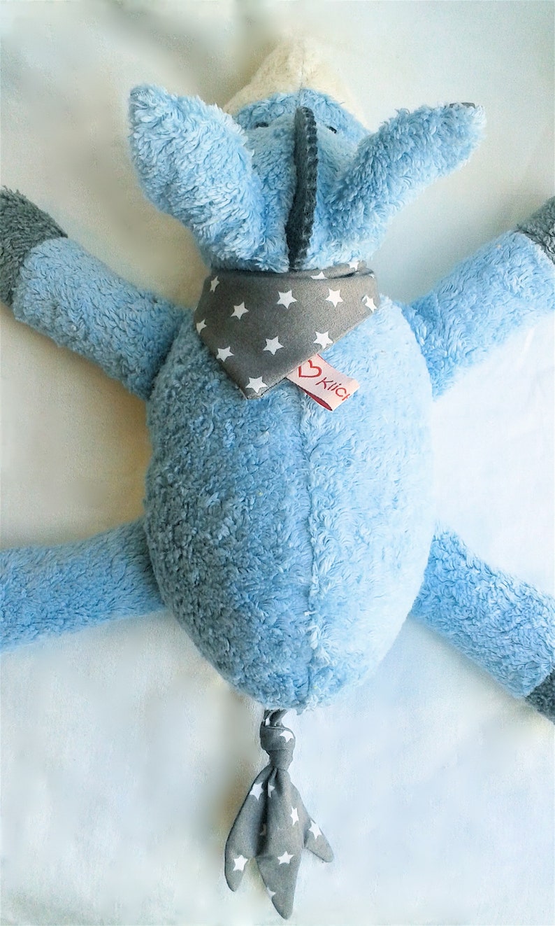 Kuscheltier ''kleiner Esel'' blau / Esel / Donkey / Schmusetier Bild 3