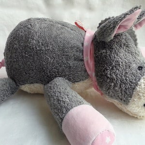 Kuscheltier ''kleiner Esel'' rosa/grau / Esel / Donkey / Schmusetier Bild 2