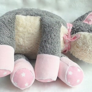 Kuscheltier ''kleiner Esel'' rosa/grau / Esel / Donkey / Schmusetier Bild 3