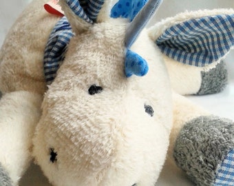 Cuddly toy "little unicorn" blue / unicorn / cuddly toy
