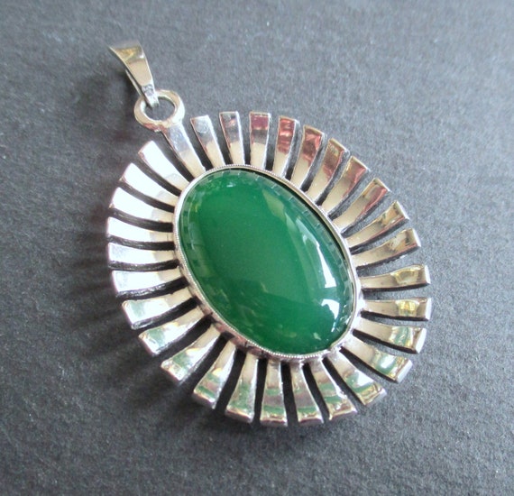 Pendentif Vintage En Argent Des Années 30 - Occasion - Bon état Général