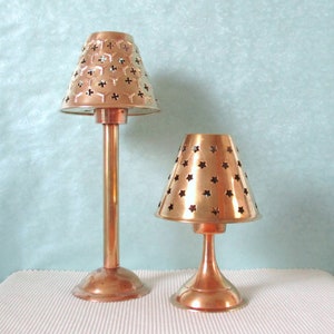 Tealight holder stars brass solid 70s 80s table decoration Advent decoration Christmas winter decoration candle holder atmospheric