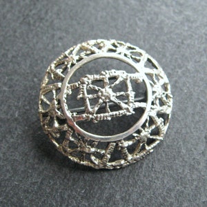 Brooch 830 silver Pentti Sarpaneva Pitsi Turun Hopea Turku 70s Finland Scandinavian design