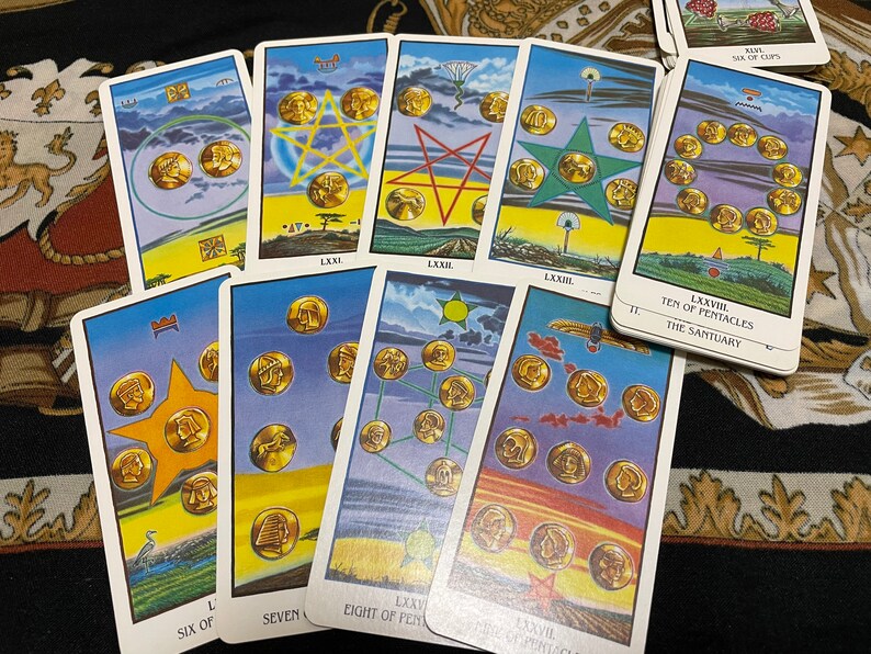 Out of Print IBIS Tarot Deck Egyptian Tarot Cards AGM Josef Etsy