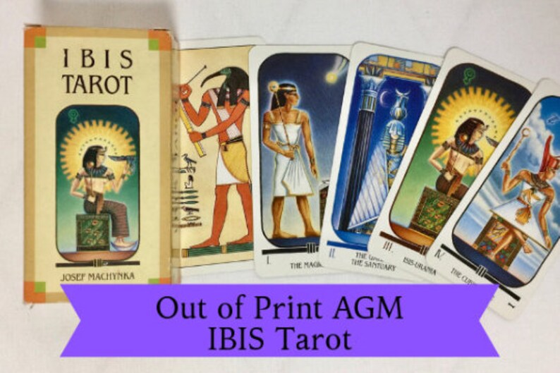 Out of Print IBIS Tarot Deck Egyptian Tarot Cards AGM Josef Etsy