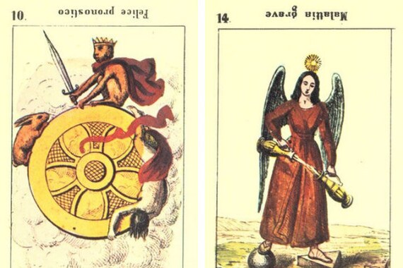 Out Of Print Etteilla Jeu De La Princesse Tarot Deck Dusserre The Princess Tarot Card Deck Egyptian France Alliette Johannes Trismegiste Oop - 