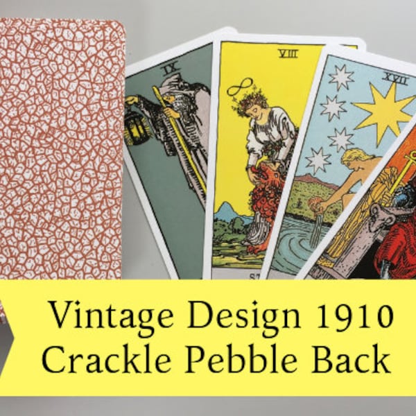 A.E Waite Tarot Deck English edition Crackle Back Tarot Cards Pamela Colman Rider Waite Tarot Card Deck RWS Tarot Reading For Beginner