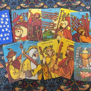 Vintage Morgan-Greer Tarot Deck, Rare Find Antique Out of Print Tarot Card Deck for Tarot Reading Retro Tarot Art