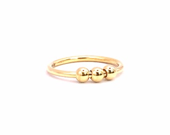 Fidget Ring in 18kt Gelbgold