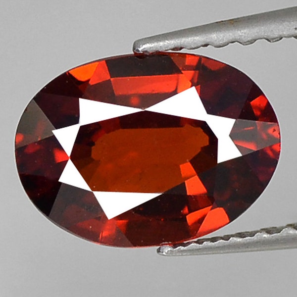 Natural Loose Spessartite Garnet Mandarin Orange | 1.55 cts Oval Shape | Loose Natural Gemstone Perfect for Jewelry Ring Pendant